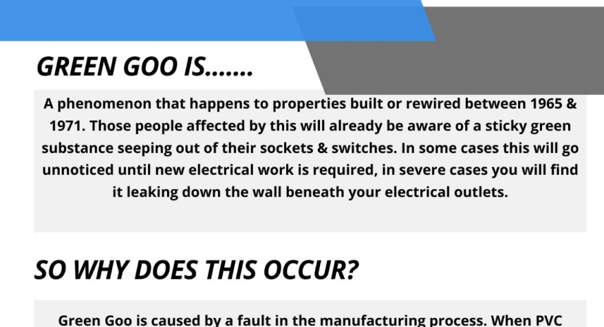 What is Green Goo? A helpsheet by Wessex Electrical Services