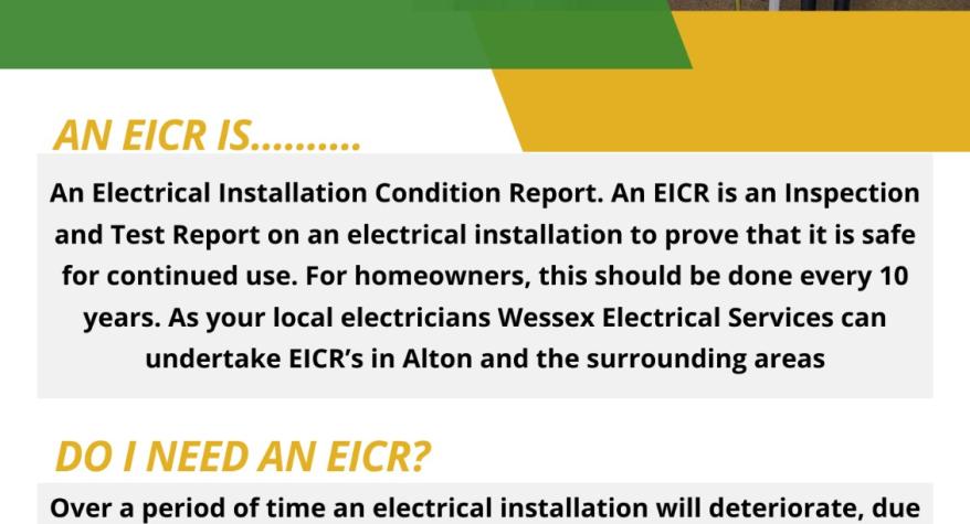 What can I expect from an EICR? - A Helpsheet by Wessex Electrical Services